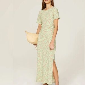 Pastel Floral Maxi Dress